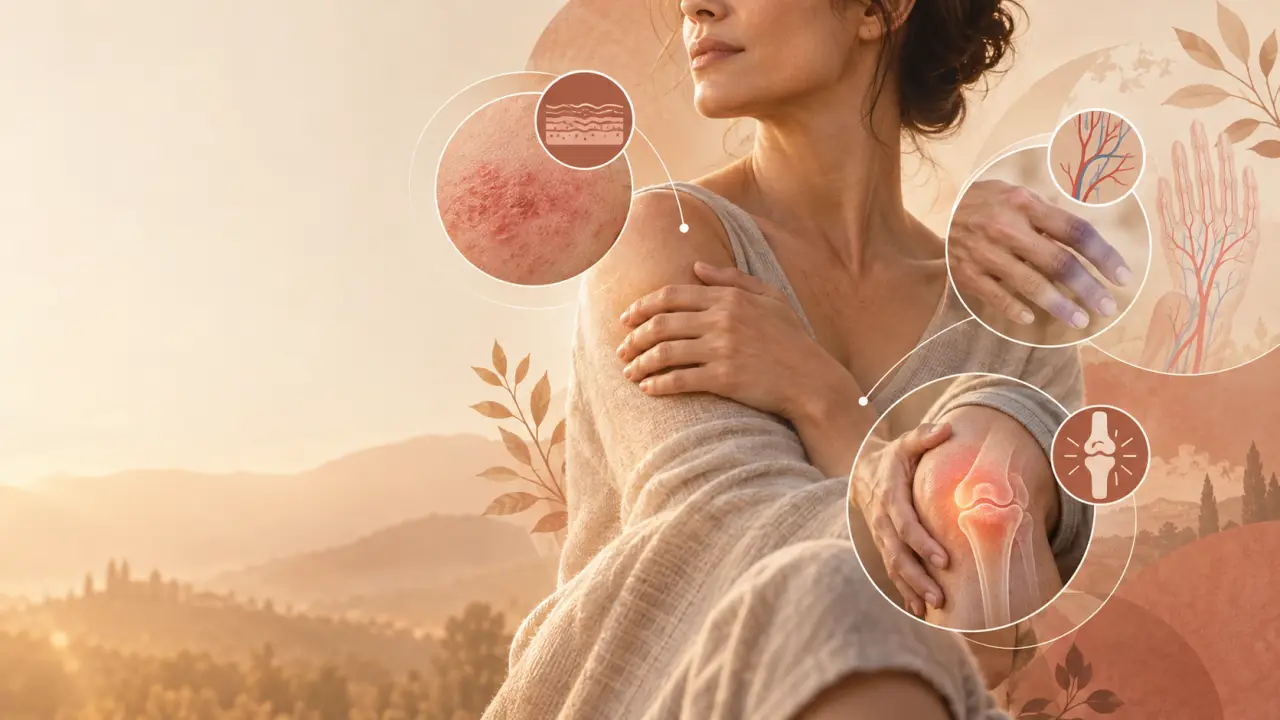 Maladies du collagène : reconnaître les signes cutanés, articulaires et vasculaires
