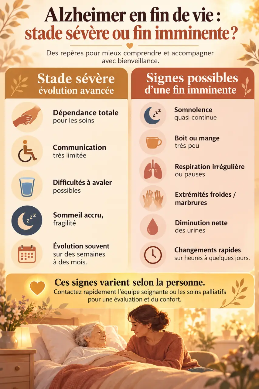 Alzheimer en fin de vie : distinguer un stade sévère d’une fin imminente