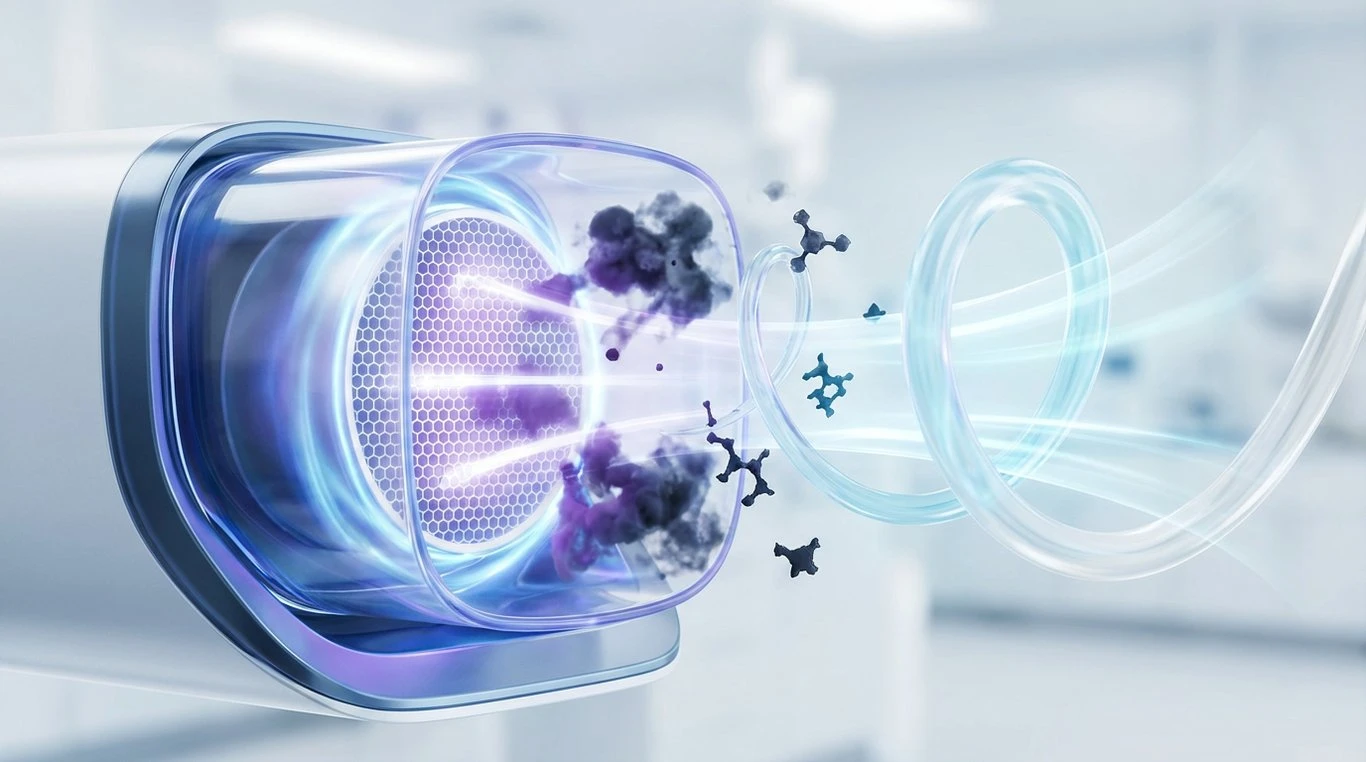 Coupe transversale du dispositif Neo-Plasma